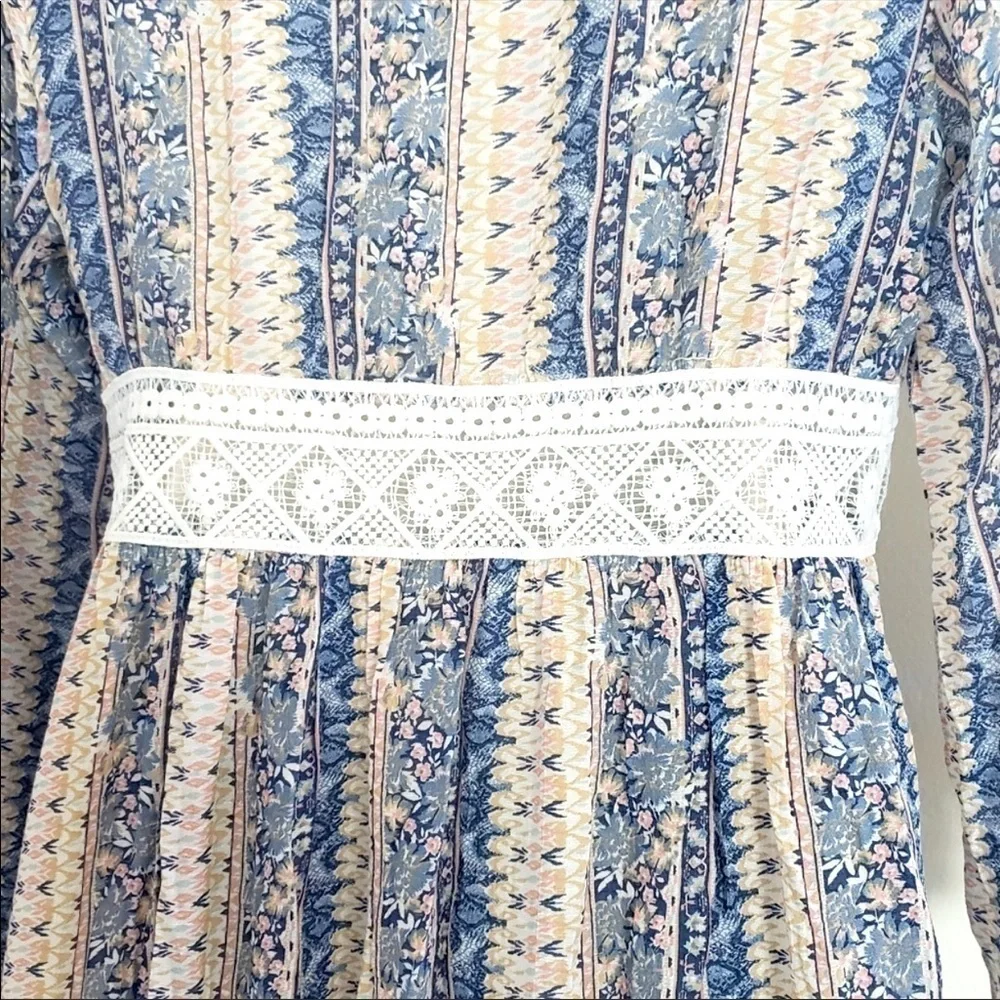 NWT REBELLION AGAIN boho cover up lace kimono M